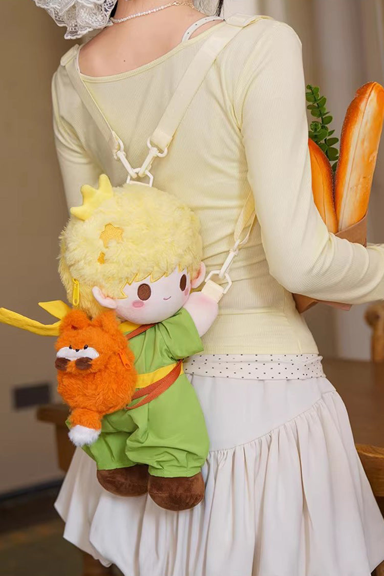 Emerald Cute Plush Lying Lolita Backpack - Little Prince