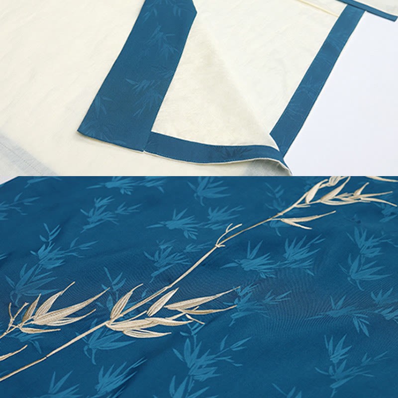 Cardigan Embroidery Bamboo Skirt Pieces Cami Top Vintage Three