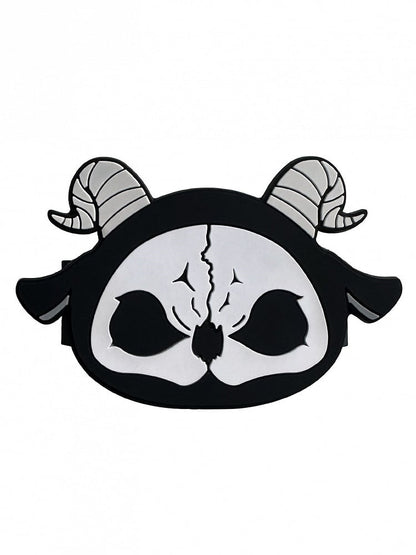 Black and White Grim Reaper Gothic Mobile Phone Back Clip