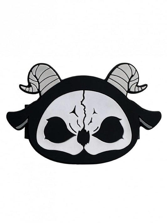 Black and White Grim Reaper Gothic Mobile Phone Back Clip