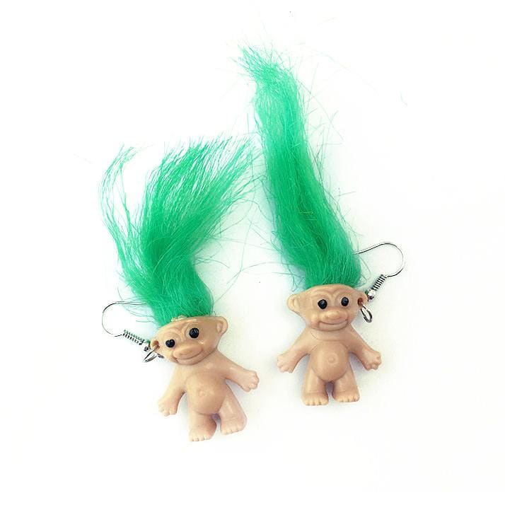 Fever Troll Earrings - earrings