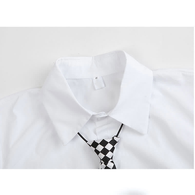 Love Chain T-Shirt Lattice Skirt Tie Cargo Heart Polo