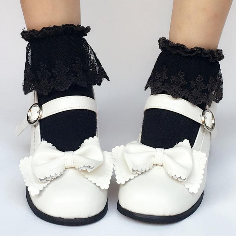 Elegant Lolita Custom Shoes SP168082 Bow Made