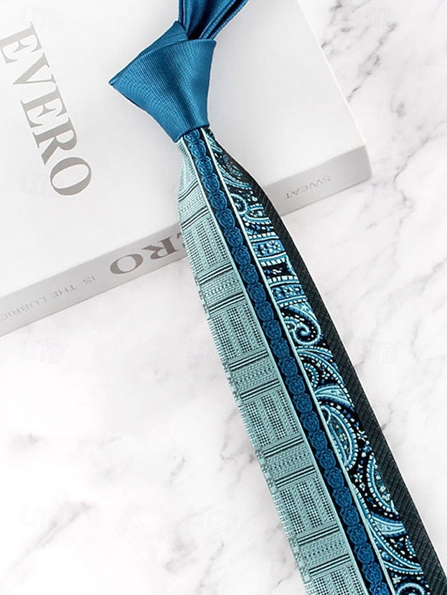 Classic Polyester Pattern Necktie Men's with