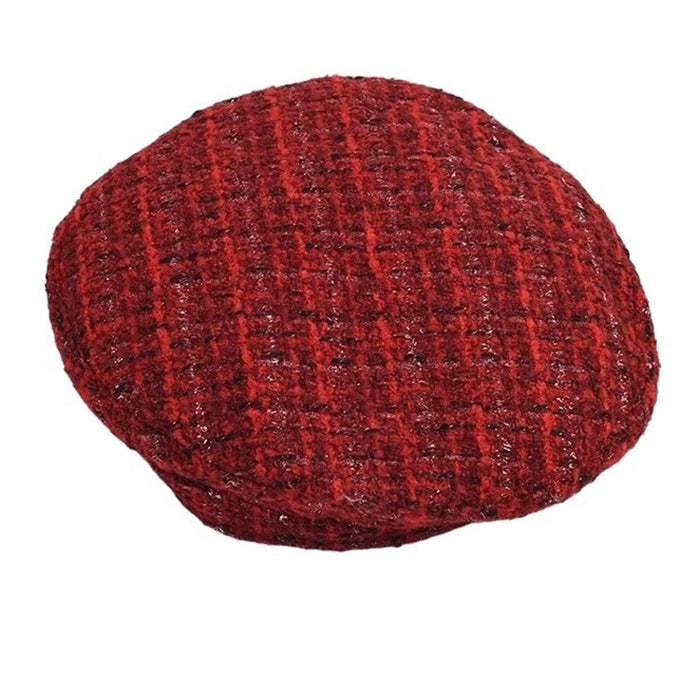 Béret élégant en tweed