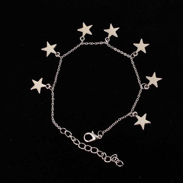 Glow - Up Star Ankle Chain - bracelet