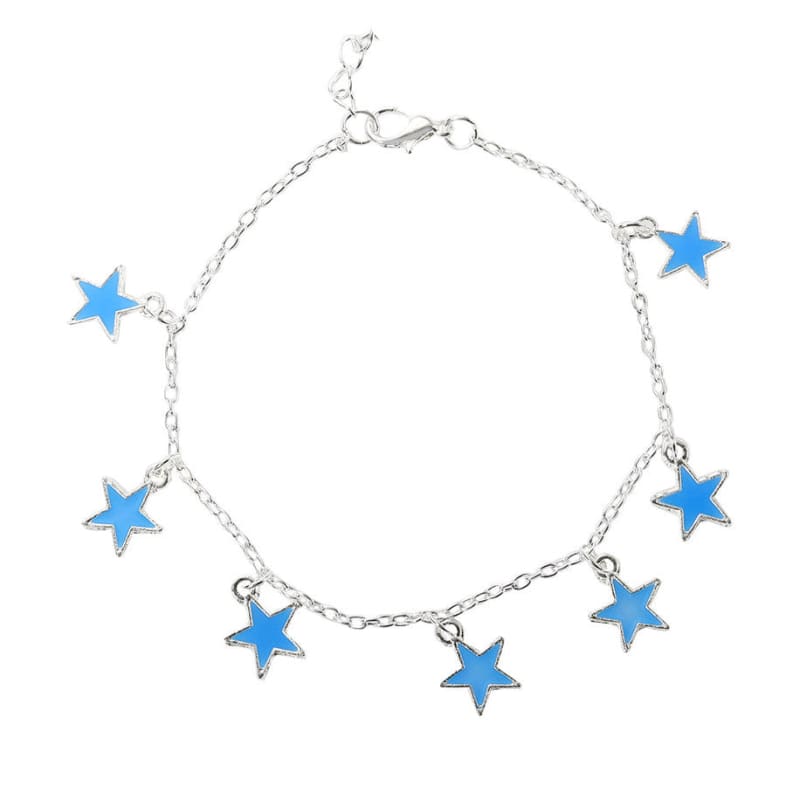 Glow - Up Star Ankle Chain - bracelet