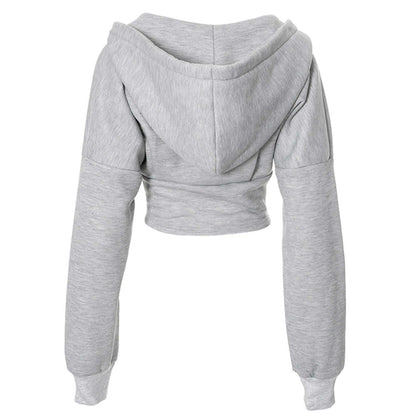 grey corset detail zip up hoodie boogzel clothing