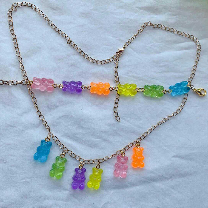 Collier ours en gélatine