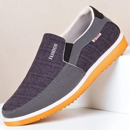 Men's Sport Style Slip-On Sneakers – Comfortable Mesh