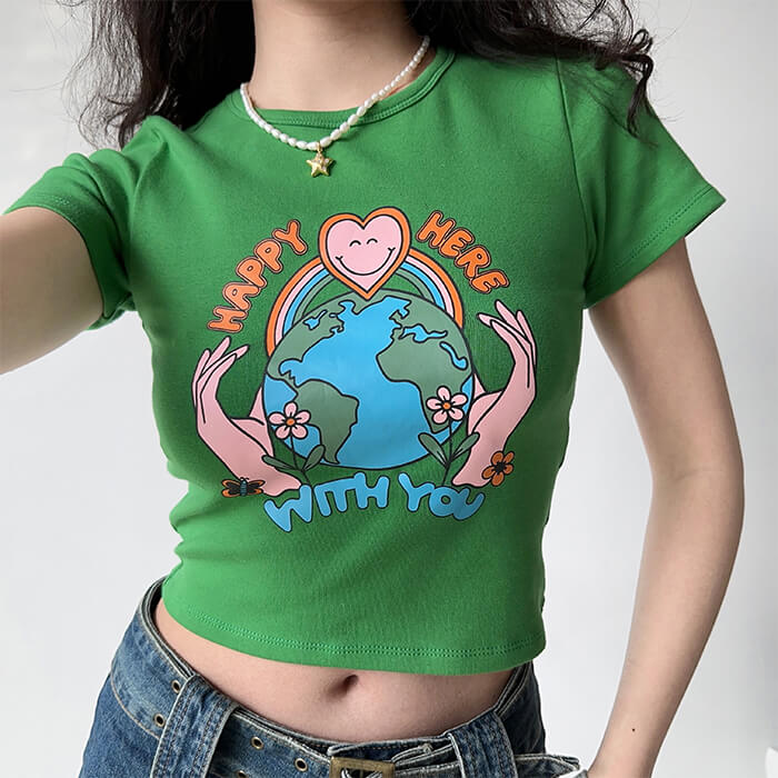 Green Earth Crop Top