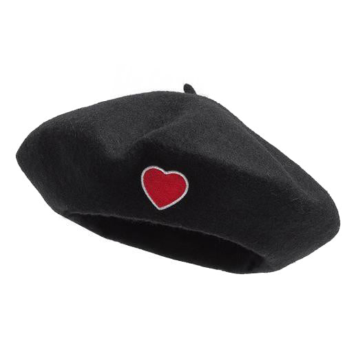 Béret Coeur Noir