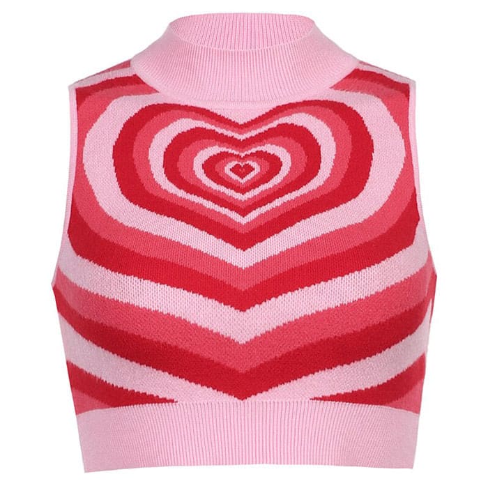 Heartbreaker Knit Vest - Vest