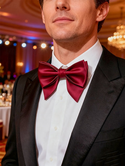 Bow Colors Multiple in Men's Satin Tie