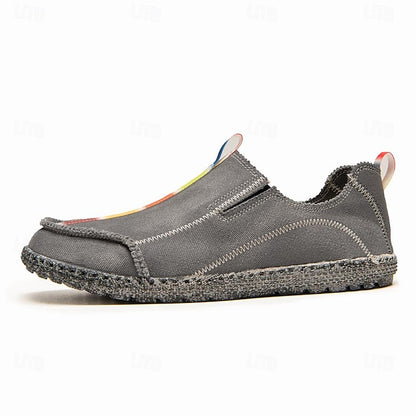 Men's Eco-Friendly Slip-On Canvas Shoes - Sustainable