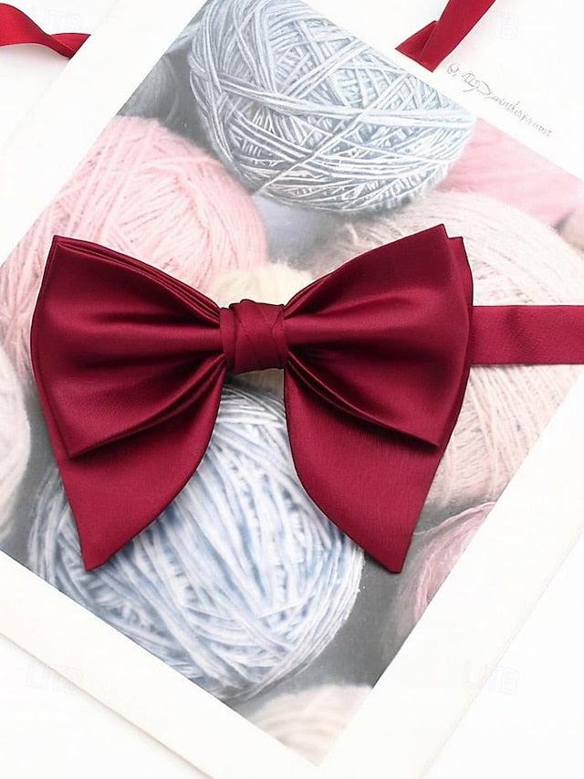Bow Colors Multiple in Men's Satin Tie