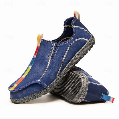 Men's Eco-Friendly Slip-On Canvas Shoes - Sustainable