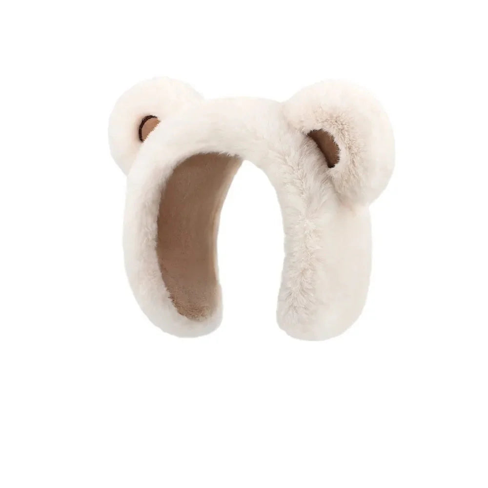 Kawaii Bear Ear Women's Winter Headband Ear Muffs