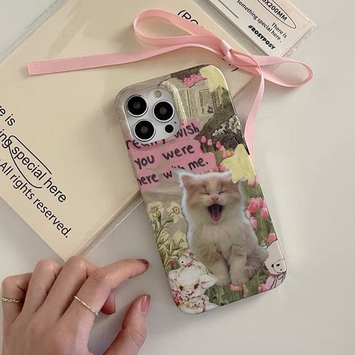 Kawaii Cat Phone Case - IPhone Case