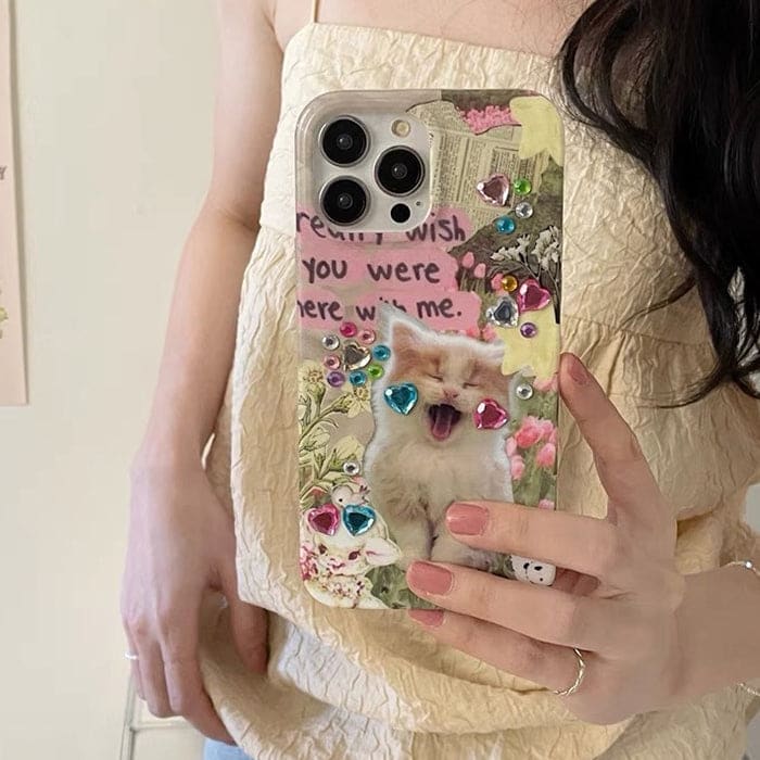 Kawaii Cat Phone Case - IPhone Case