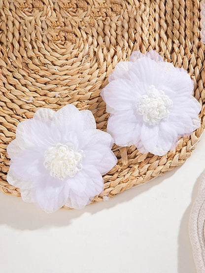 Flower Oversized Women's - Floral Drop Statement Earrings