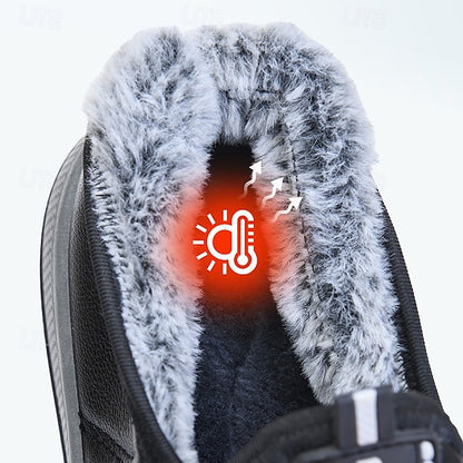 Men's Loafers & Slip-Ons Winter Boots Fleece lined PU