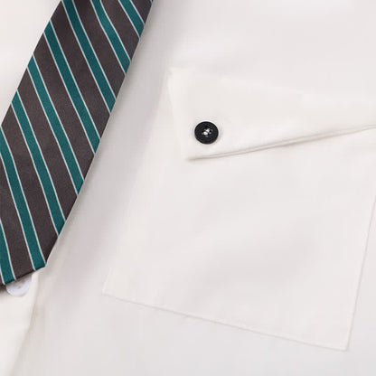 Denim Lattice Print Loose T-Shirt Pants Drawstring