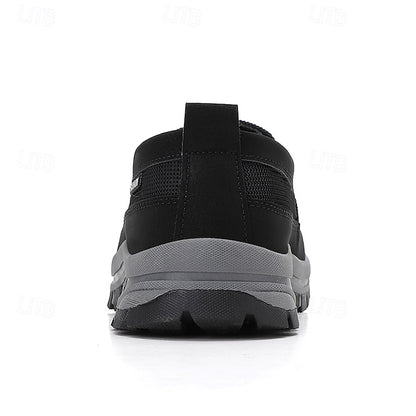 Men's Breathable Mesh Slip-on Sneakers with Rubber Sole -