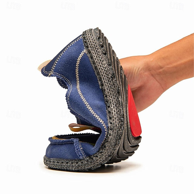 Men's Eco-Friendly Slip-On Canvas Shoes - Sustainable