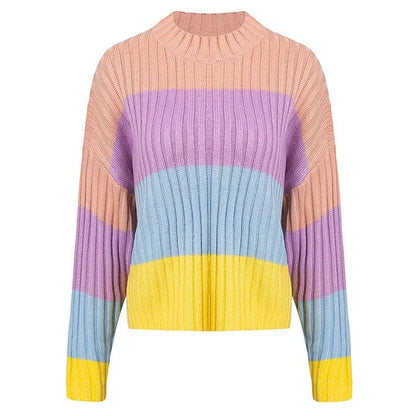 Light-colored Rainbow Jumper - Free Size / Multi - Sweaters