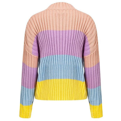 Light-colored Rainbow Jumper - Free Size / Multi - Sweaters