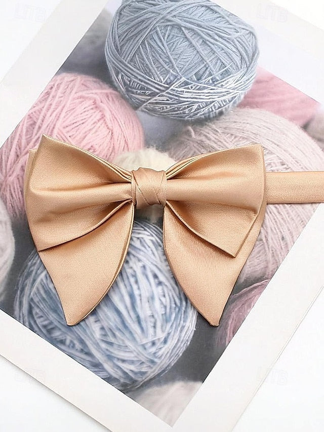 Bow Colors Multiple in Men's Satin Tie