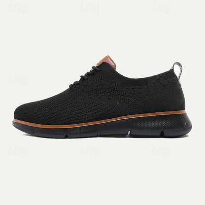 Men's Lightweight Breathable Knit Sneakers - Casual