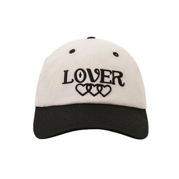 Lover Baseball Hat - Standart / Black/white - Hats