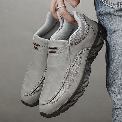 Men's Suede Slip-On Loafers – Lightweight, Breathable