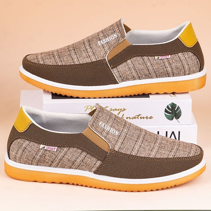 Men's Sport Style Slip-On Sneakers – Comfortable Mesh