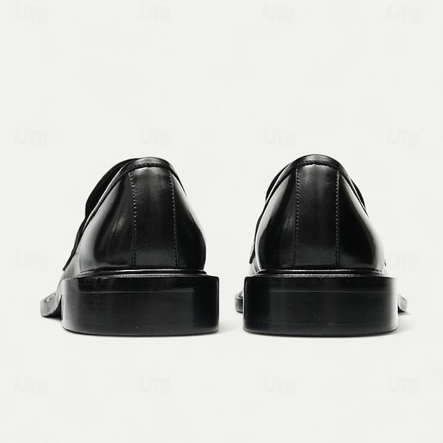 Men's Formal Leather Shoes in Brown and Tan with Wingtip