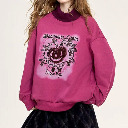 moonlight flight printed sweatshirt boogzel clothing