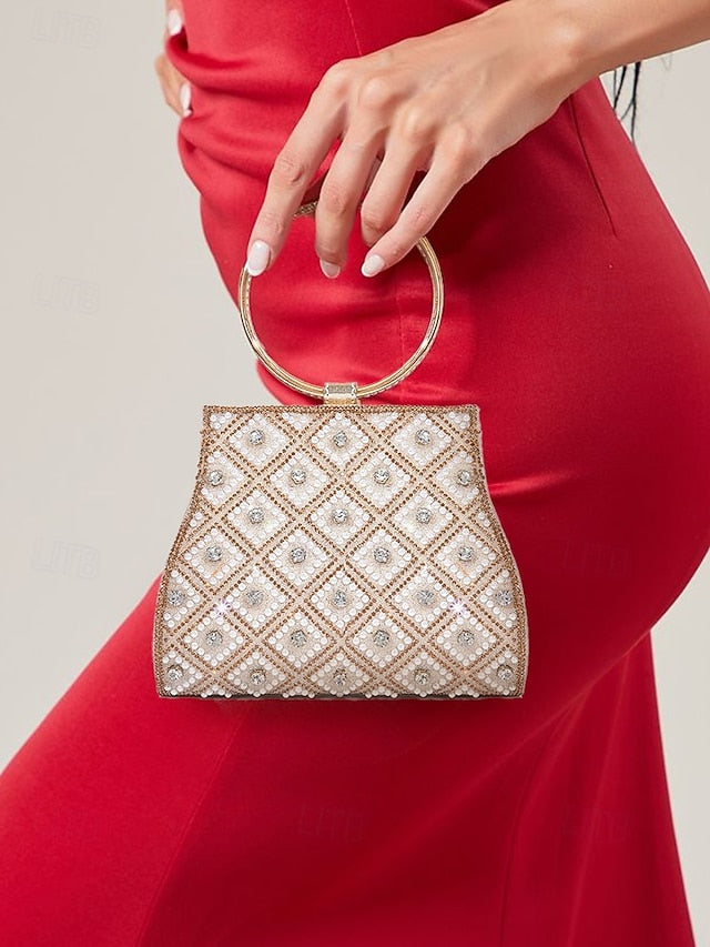 Evening – Clutch Women's Rhinestone Embellished Bag
