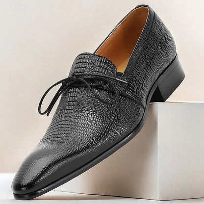 Men's Tan Genuine Leather Oxford Shoes – Vintage