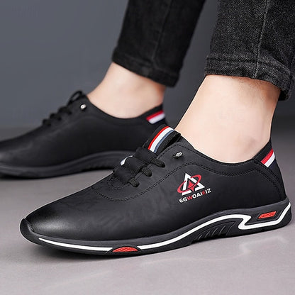 Men's White Slip-On Sports Sneakers – Lightweight