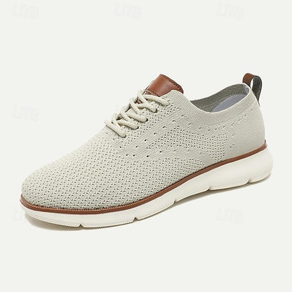 Men's Lightweight Breathable Knit Sneakers - Casual