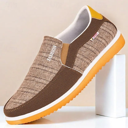 Men's Sport Style Slip-On Sneakers – Comfortable Mesh