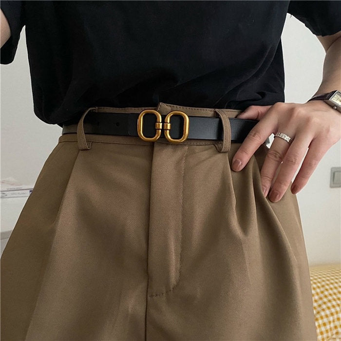 Ceinture fine élégante et esthétique