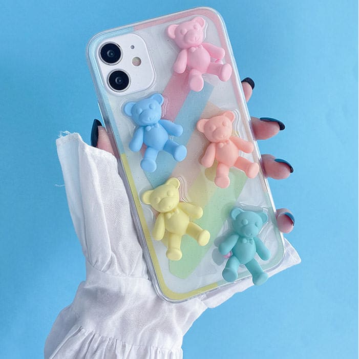 Pastel Bears Phone Case - IPhone Case