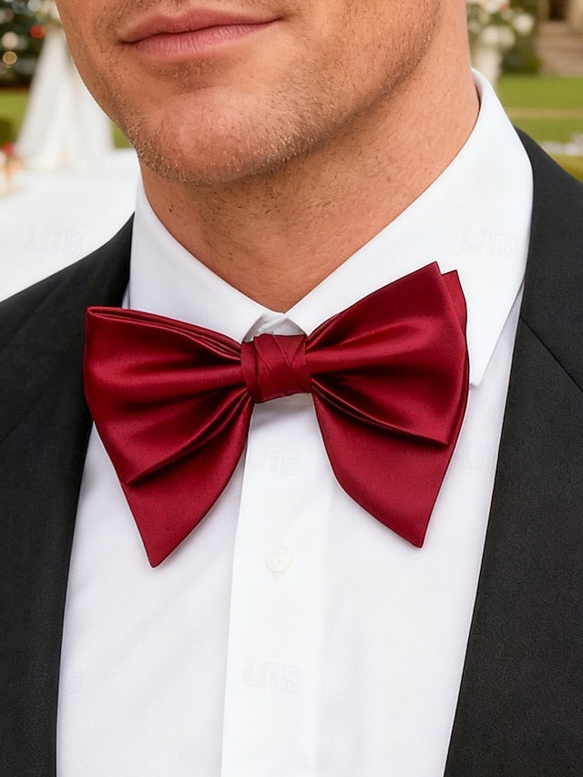 Bow Colors Multiple in Men's Satin Tie
