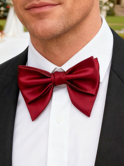Bow Colors Multiple in Men's Satin Tie