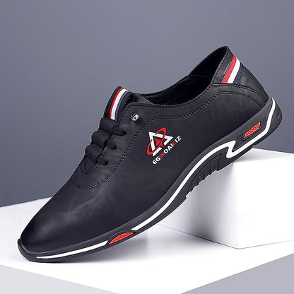 Men's White Slip-On Sports Sneakers – Lightweight