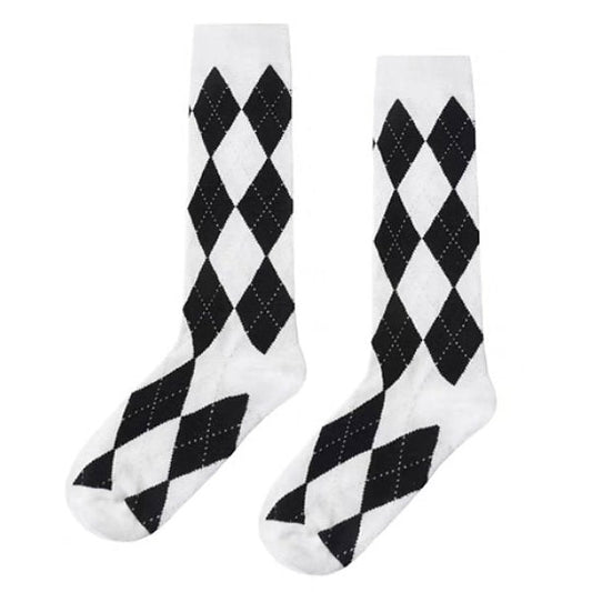 Chaussettes hautes Preppy Argyle