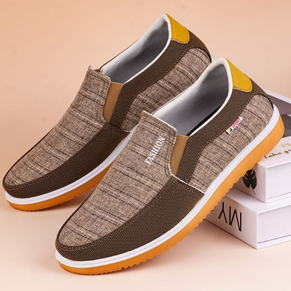 Men's Sport Style Slip-On Sneakers – Comfortable Mesh